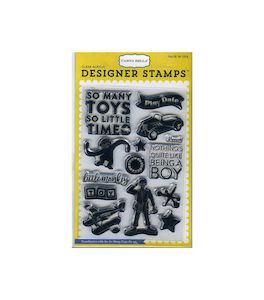 Clearance: CARTA BELLA DESIGNER STAMP SO MANY TOYS