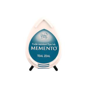 June Specials: MEMENTO DEW DROP DYE INK PAD ZEAL TEAL