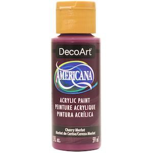 Decoart Americana Acrylic Paint: CHERRY MERLOT DA418