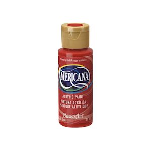 Americana Acrylic Paint Reds Primary Red Da199