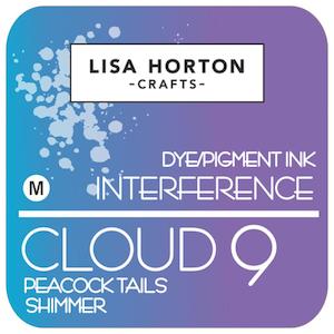 LISA HORTON CRAFTS CLOUD 9 INTERFERENCE INK PEACOCK TAILS SHIMMER