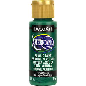 Decoart Americana Acrylic Paint: JEWEL GREEN DA393