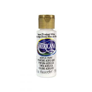 Americana Acrylic Paint  Neutrals Snow White Da01
