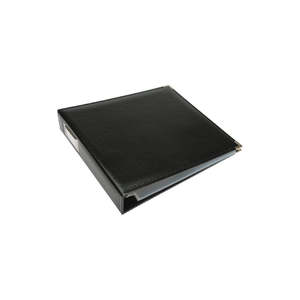 WE R MEMORY KEEPERS CLASSIC LEATHER 3 RING ALBUM BLACK