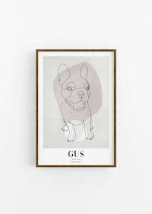 Poster: Pebble - Custom Pet Poster