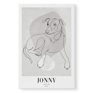 Canvas: Pebble - Custom Pet Canvas