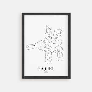 Cat Memorial Gift - Vogue Poster