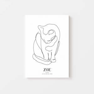 Cat Memorial Gift - Vogue Canvas