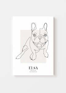 Dog Memorial - Deco Pet Art Canvas