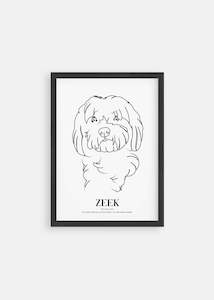 Unique Pet Memorial Ideas: Dog Memorial - Vogue Pet Art Poster