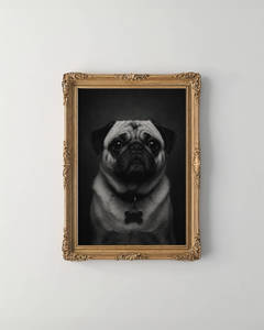 Pet Art: The Noir 2.0 Pet Portrait - Digital