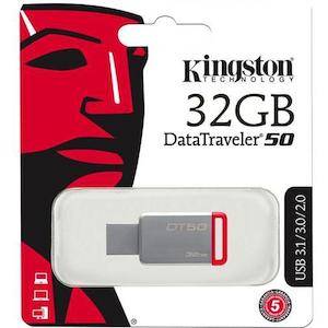 Kingston: Kingston DataTraveler50 32GB - USB 3.0 Thumbdrive