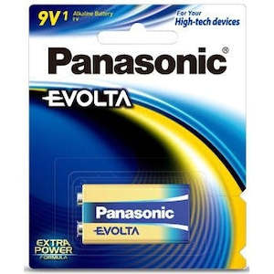 Panasonic: Panasonic Evolta 9V Alkaline Battery 1 Pack
