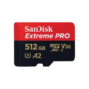 Sandisk Extreme Pro Micro SDXC 512gb 200mb/s SD Adapter Micro Sd Card