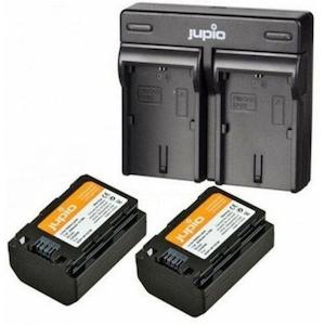 Jupio Battery Charger Kit Dual 2x Np-fz100 2040mah For Sony Alpha Digital Cameras