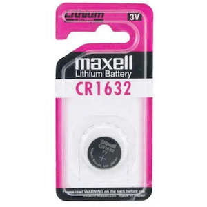 Maxell Lithium Battery Cr1632 3v Coin Cell 1 Each