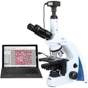 Omax 40X-3000x Trinocular Phase Contrast Microscope + 18MP Camera