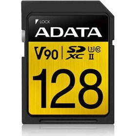 Data Storage: ADATA Premier ONE V90 UHS-II SDXC Card 128GB