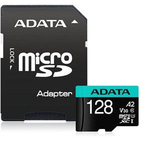 ADATA Premier Pro microSDXC UHS-I U3 A2 V30 Card with Adapter