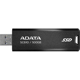 ADATA SC610 Retractable USB3.2 Gen 2 500GB External SSD 5yr wty