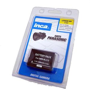 Inca Panasonic Dmw-blc12 Compatible Batt
