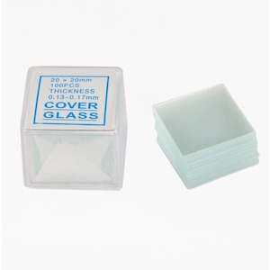 Omax: Omax 100 Piece Glass Slide Covers