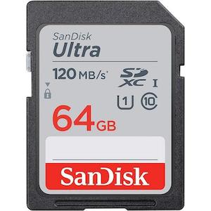 Sandisk Ultra Sdhc 64gb Up To 120mb/s Sd Card Class