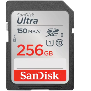 Sandisk: Sandisk Ultra Sdxc 256gb 150mb/s Uhs-i C10 Memory Card
