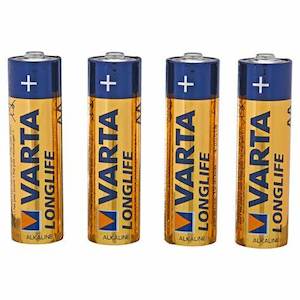 Varta: Varta Alkaline Longlife Aa 4pk Alkaline Batteries [MINIMUM ORDER 10]
