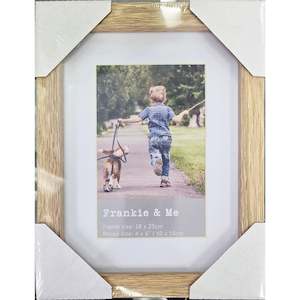 Frankie Me: Frankie and Me Oak & White Border 6x4