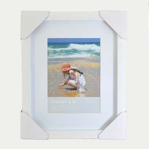 Frankie Me: Frankie and Me Border White 5x7