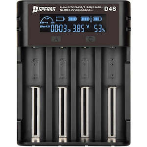Chargers: SPERAS D4S LCD Charger 21700 Charger