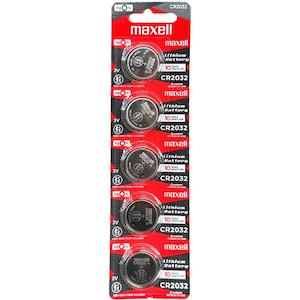 Maxell Lithium Batt Cr2032 3v 5 Pack Blister