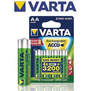 Varta: Varta Rechargeable Ni-mh 2100mah Aa 4pk