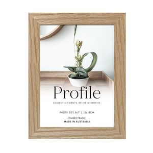 Profile Natural Oak 5x7 Timber Photo Frames
