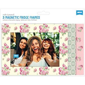 SHOT2GO Magnetic Fridge Frames 3PK Vintage