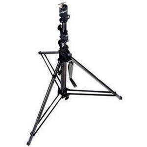 Studio Equiptment: Manfrotto 087Nwb Wind-Up 3 Section Black Zinc