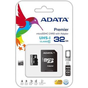 Data Storage: Adata 32gb Micro Sdhc Card Class 10 Uhs- Memory Card