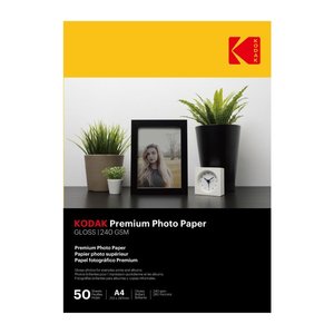 Kodak: Kodak Photo Paper Gloss 240gsm A4 50 Sheets
