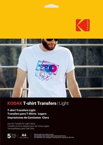 Kodak: Kodak T-Shirt Transfers Light A4 5 Sheets