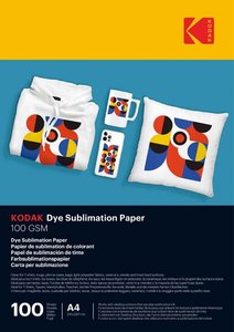 Kodak: Kodak Dye Sublimation Premium Paper 100GSM A4 100 Sheets