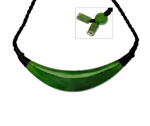 Products: Jade Curved Pendant 69mm