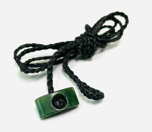 Products: Black Plaited Cord With A Large Toggle