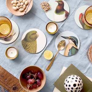 100 New Zealand: Hushed Native Bird Placemats - Assorted