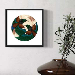 Kathryn Furniss Circle Print 'Are You The One'