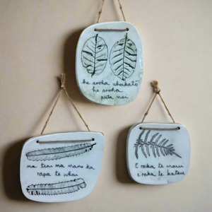 Nz Artist Collections: Whakatauhi Wall Hanging