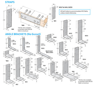 Products: Bowmac Structural Brackets SS JA Fasteners