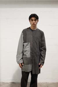 ORIGINS HENLEY SHIRT - DARK STRIPE