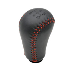 Sti Parts: 5 SPEED LEATHER STITCHED GEAR KNOB
