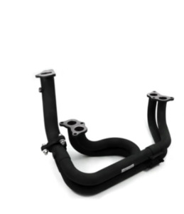 RCM White Ceramic Coated Equal Length Stainless Steel Exhaust Manifold
